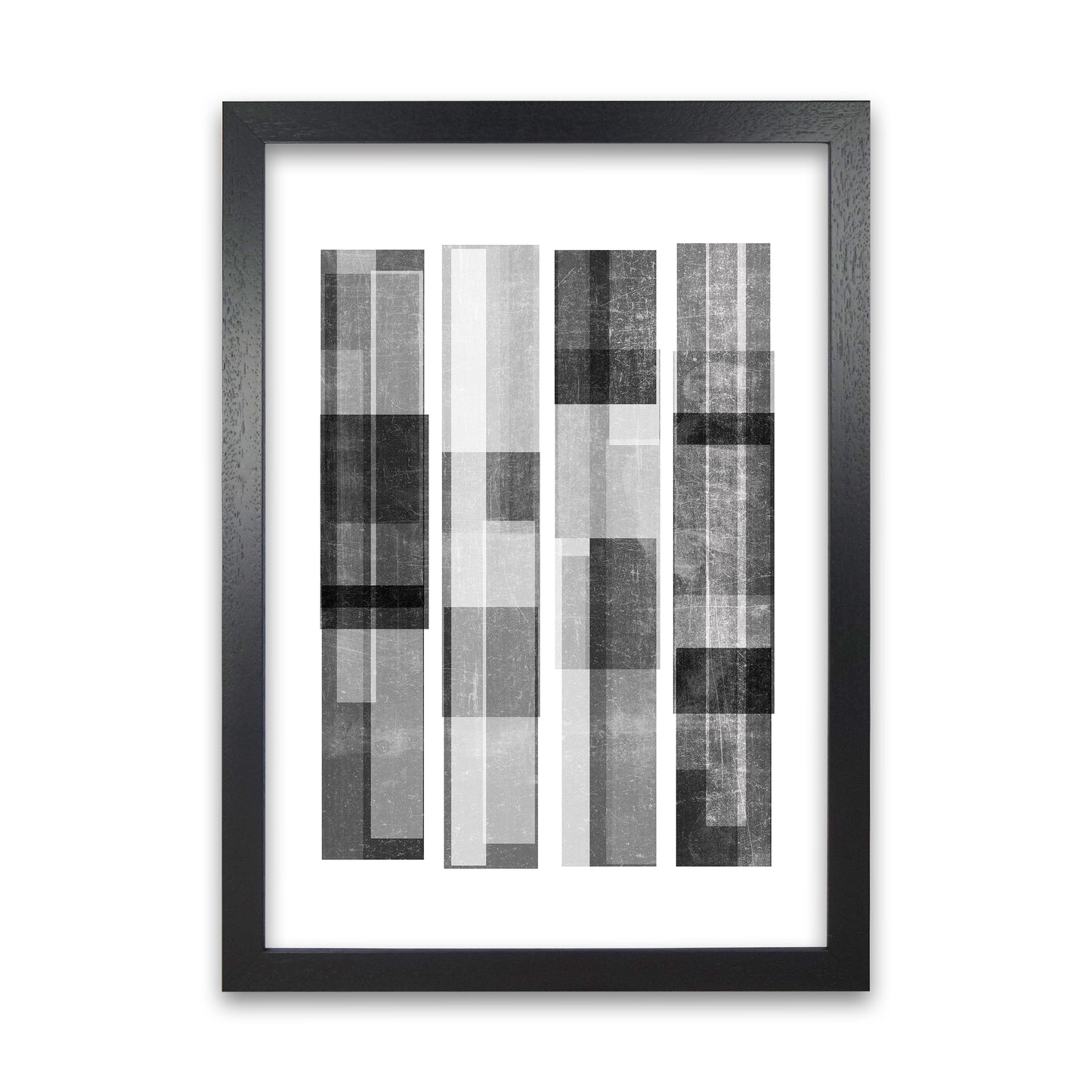 Black and White Abstract Negatives Black Grain