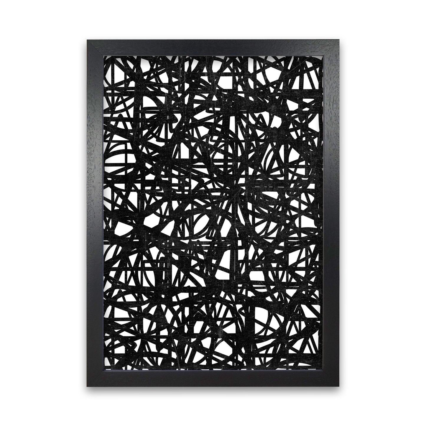 Black Graphic Print Original Black Grain