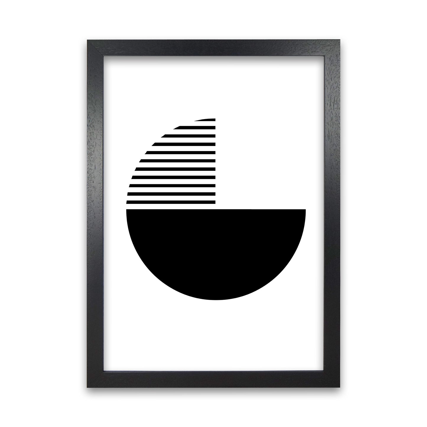 Mid Century Black Original Black Grain