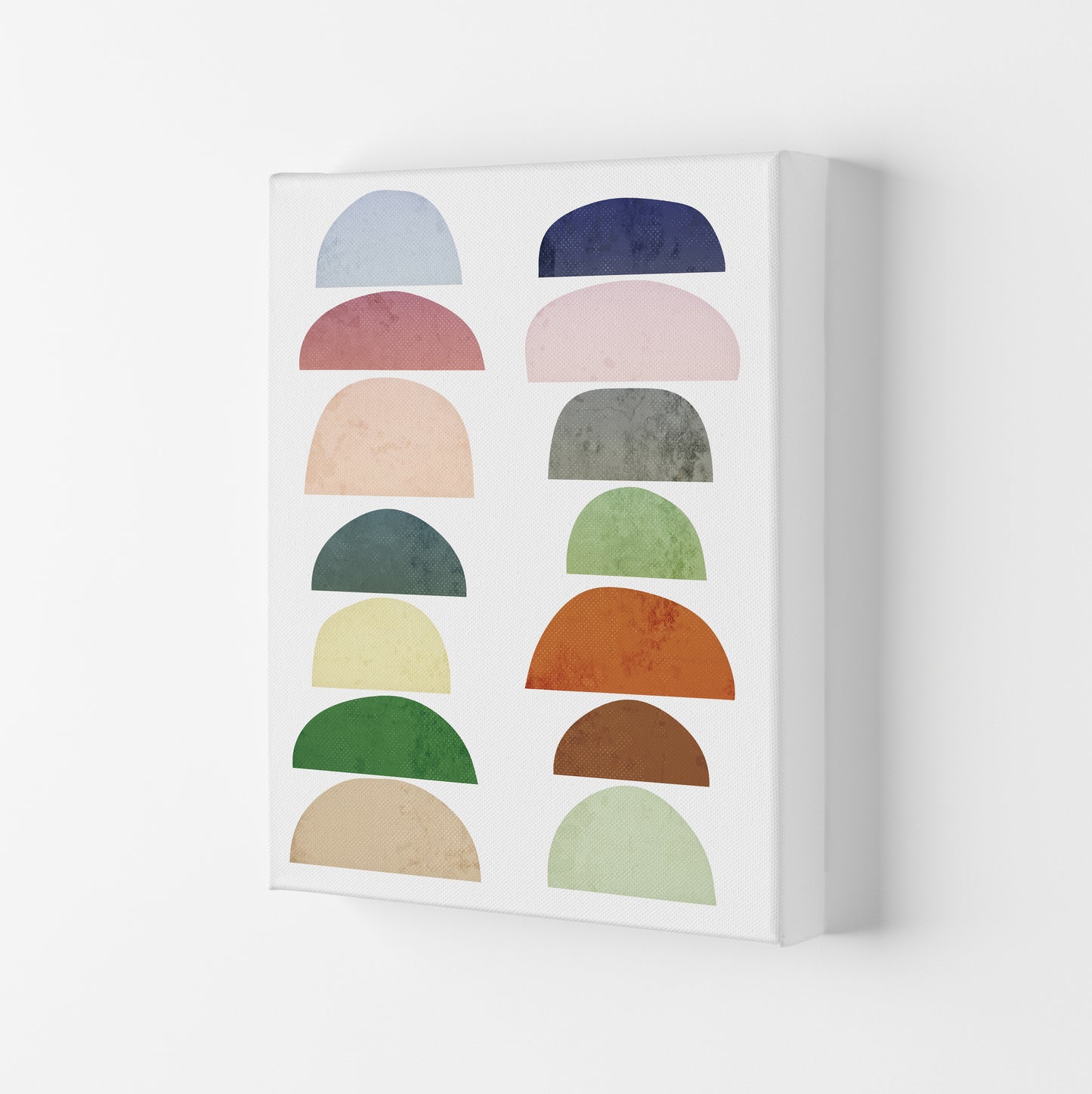 Half Moon Pastel Abstract Original Canvas