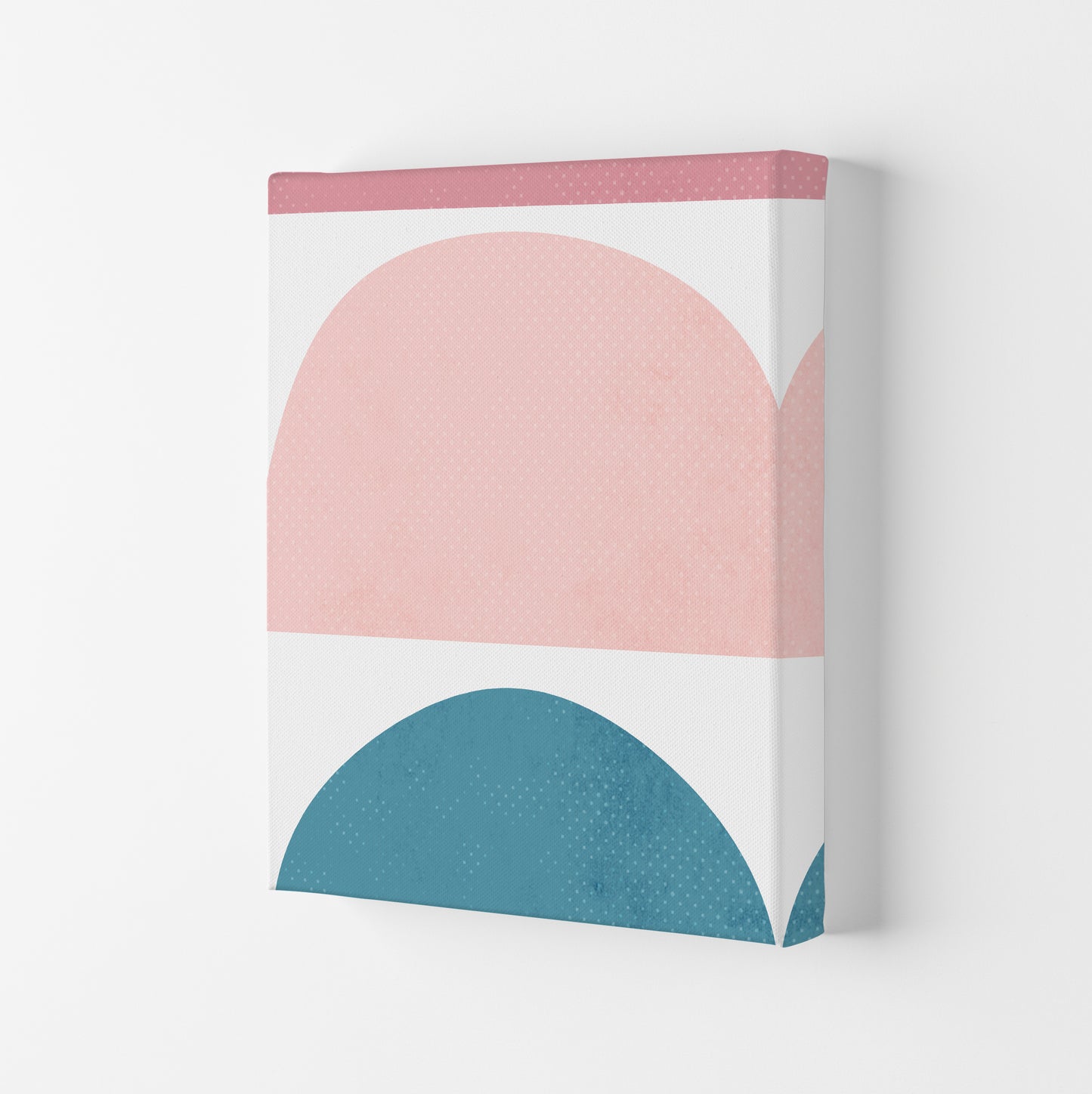 Abstract Blue and Pink Original Canvas