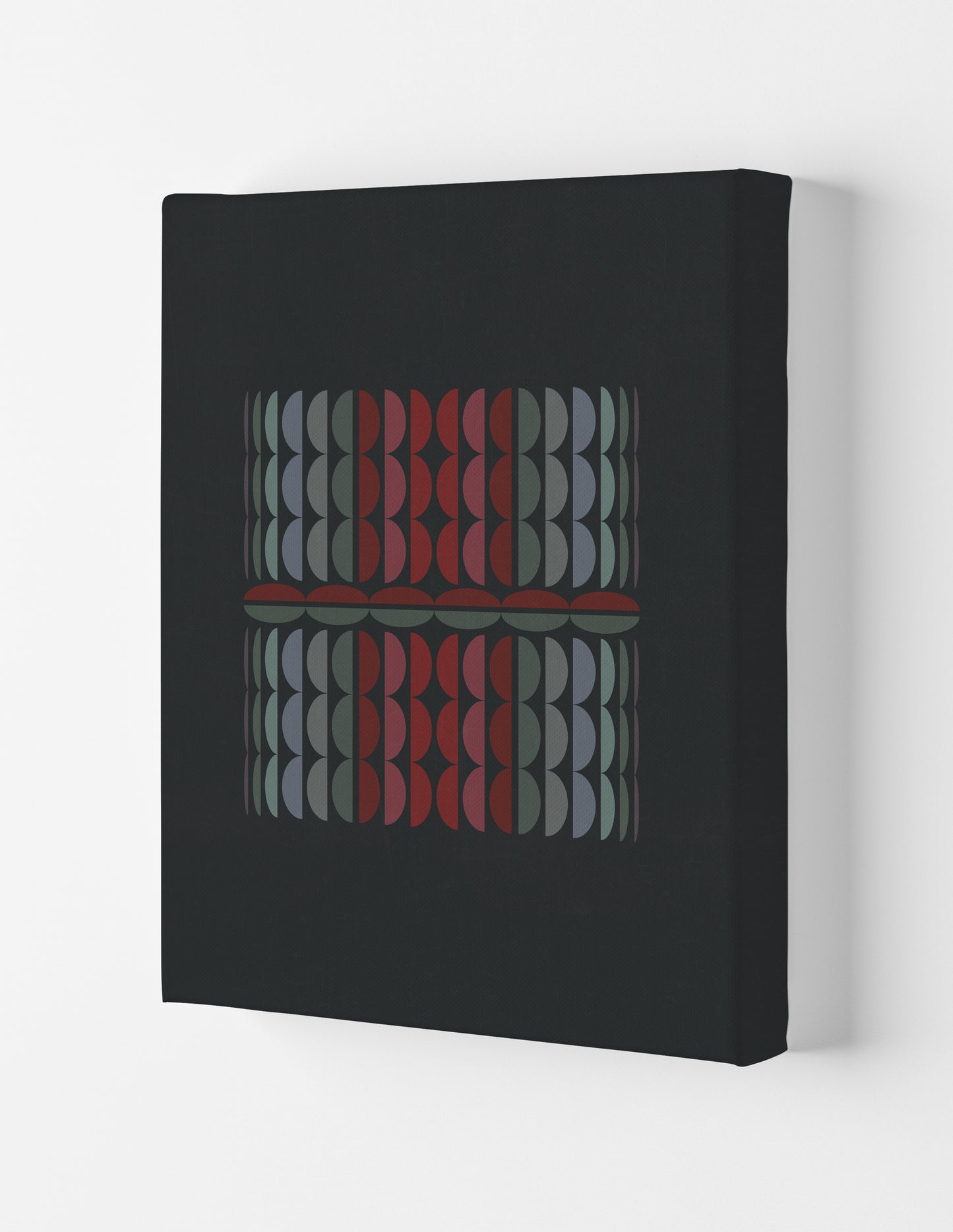 Abstract Shapes on Grey Original Canvas