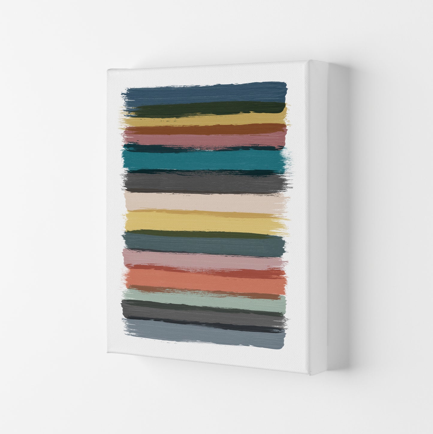 Multicolor Brush Strokes Original Canvas