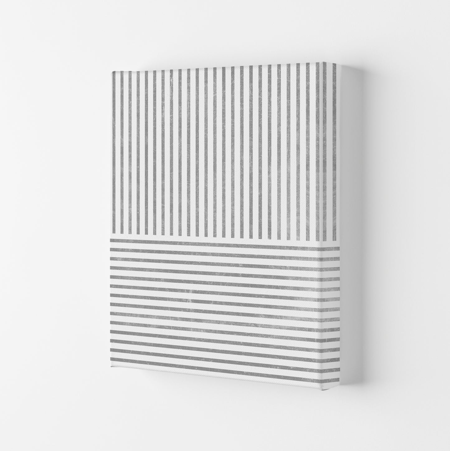 Mid Century Texture Lines C Canvas