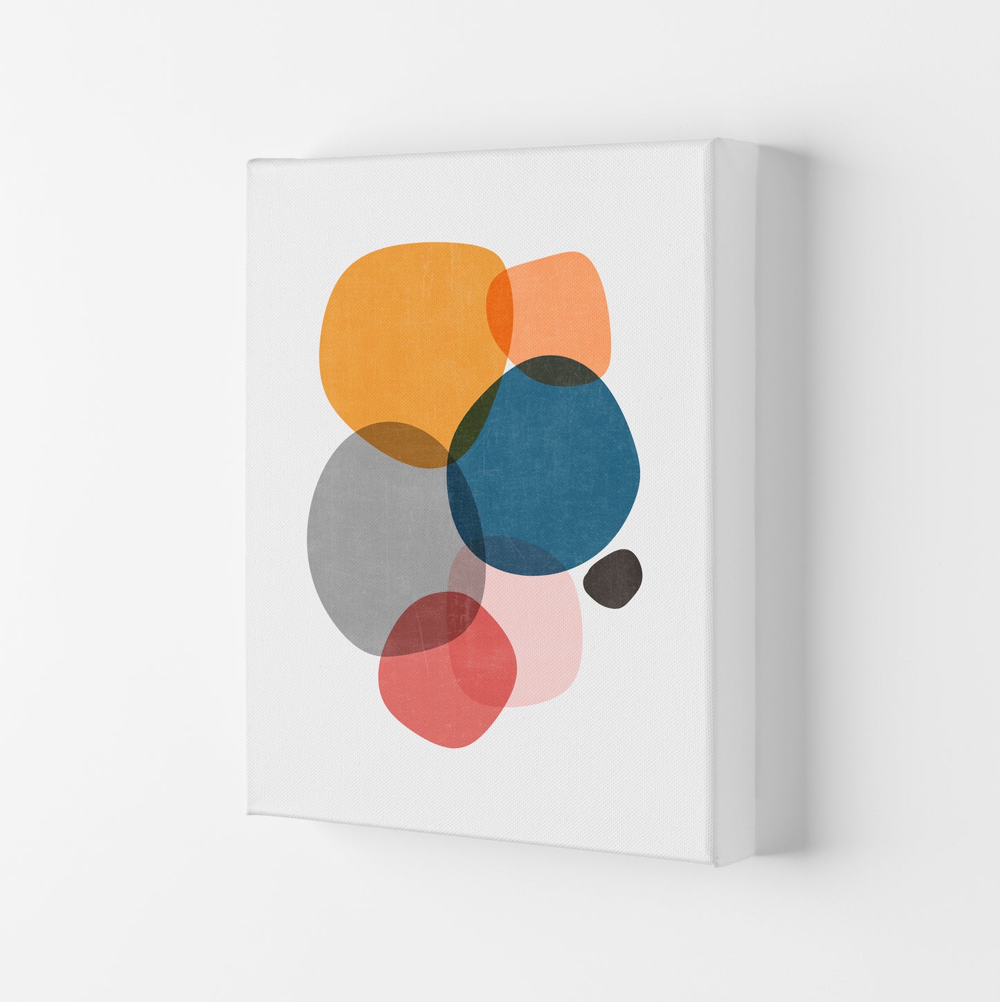 Mid Mod Abstract Shapes E Canvas