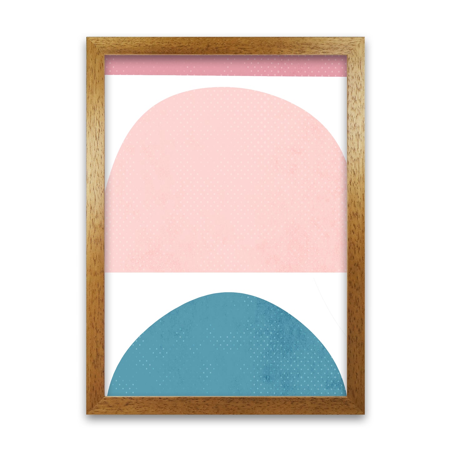 Abstract Blue and Pink Original Oak Grain