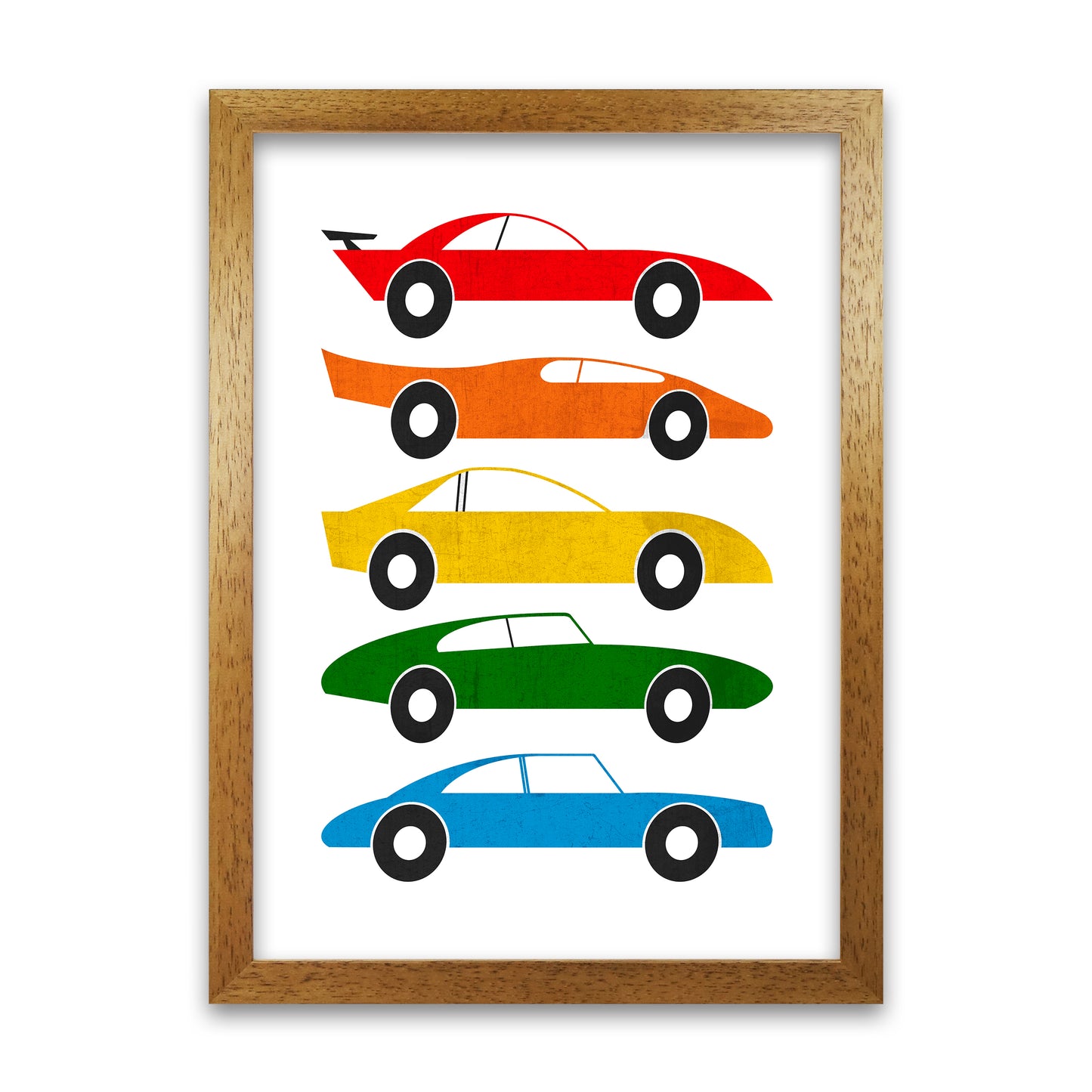 Mid Century Cars on White Oak Grain