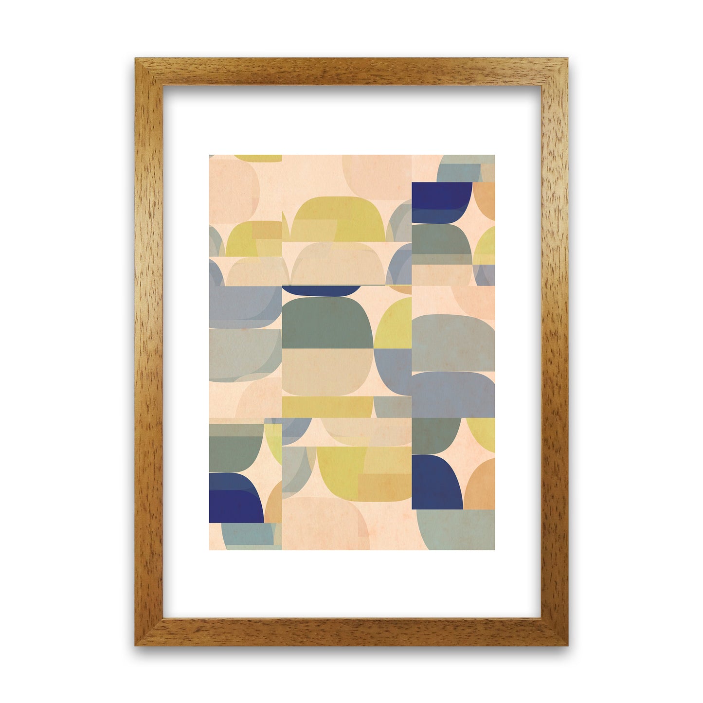 Abstract Prints Pastel B Oak Grain