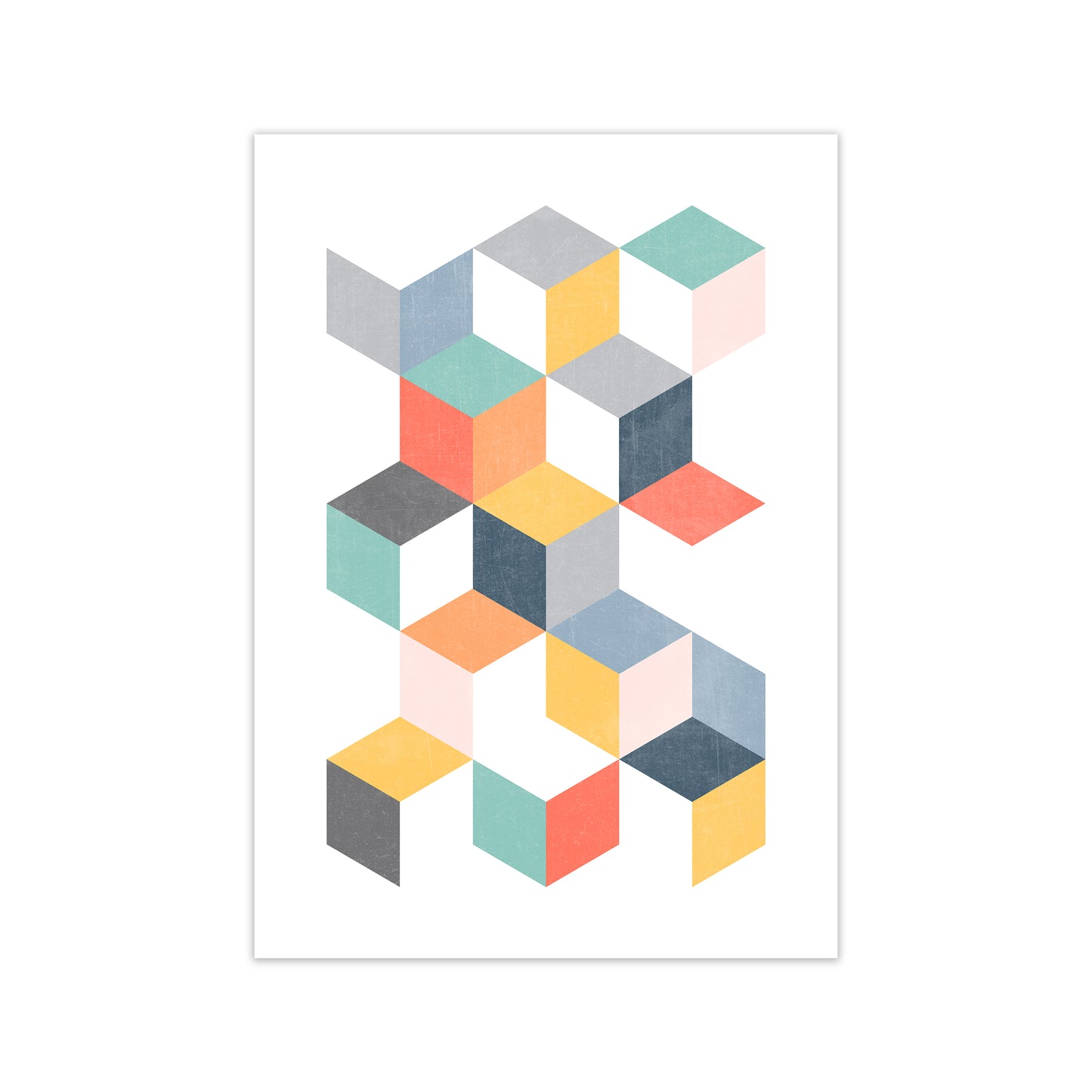 Scandinavian Geometric Print Geo B Print Only