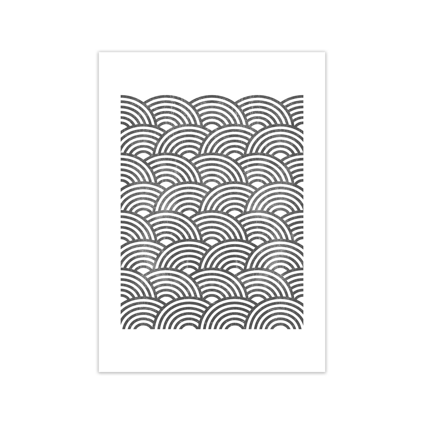 Art Deco Grunge Original Print Only