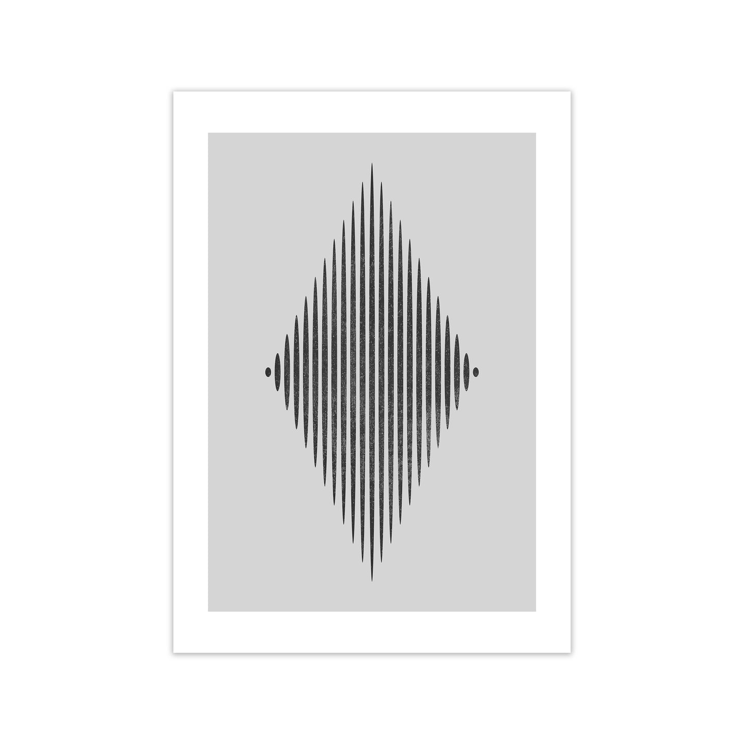 Black and White Lines Diamond Print Only