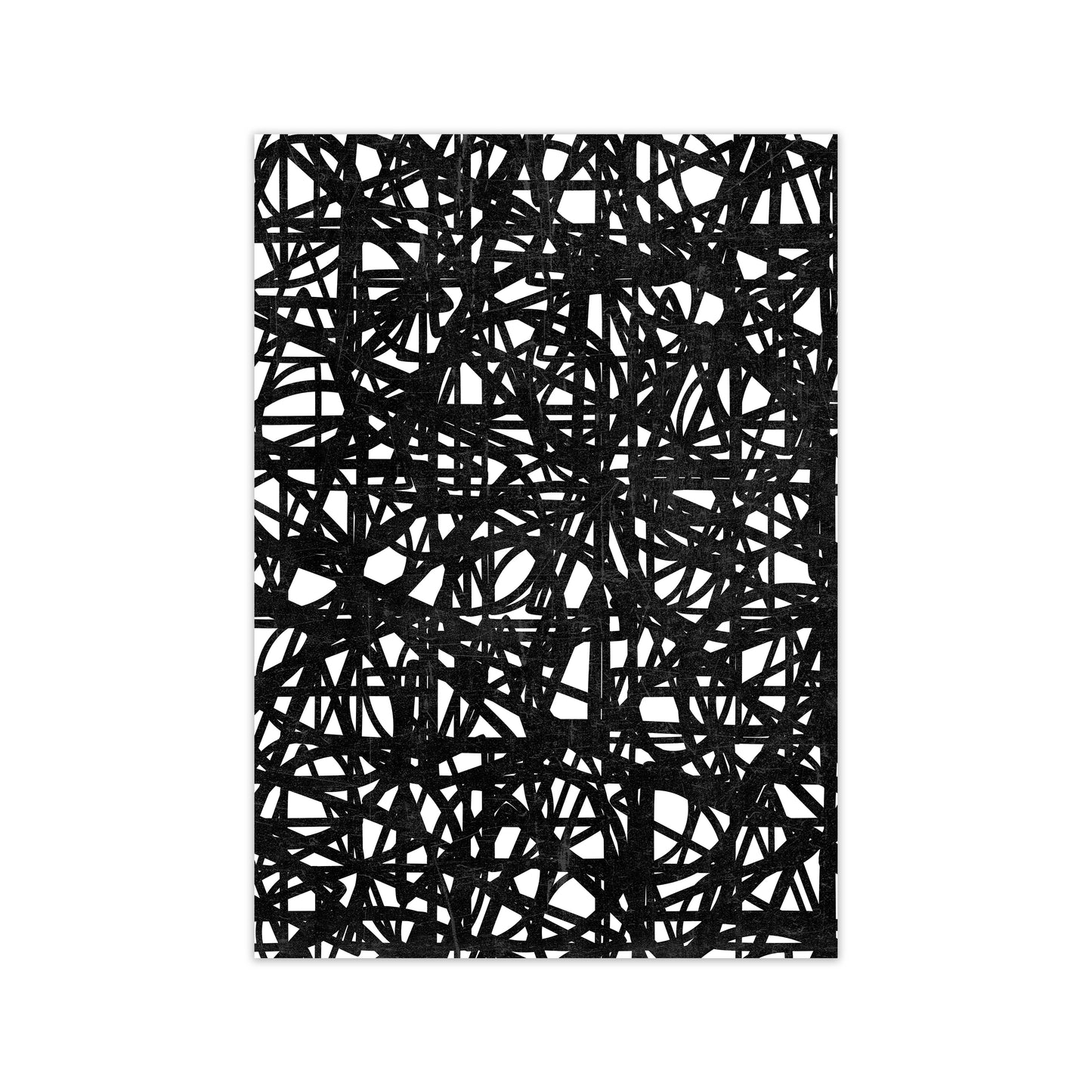 Black Graphic Print Original Print Only