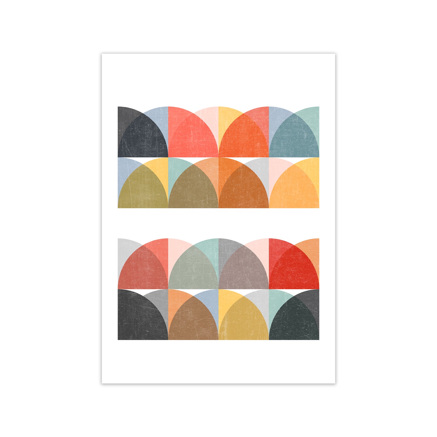 Scandinavian Colorful Geo Original2 Print Only