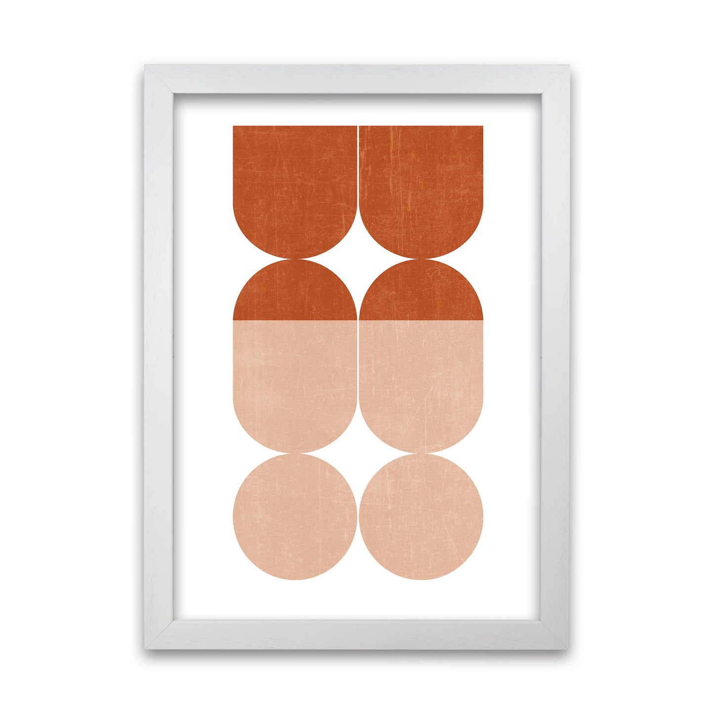 Abstract Art A Modern Contemporary Art Print by Print Punk Studio White Grain