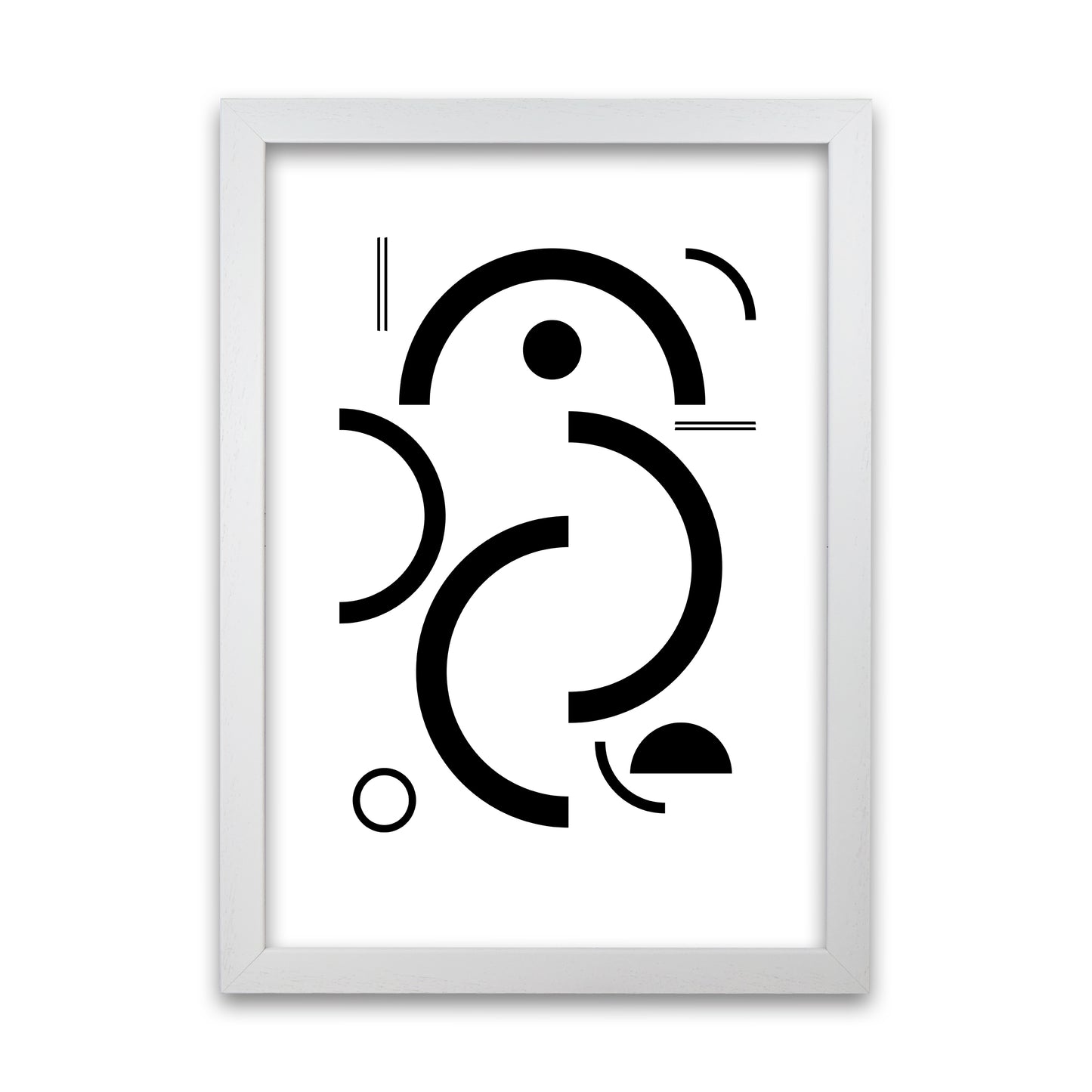 Bauhaus Black and White One White Grain