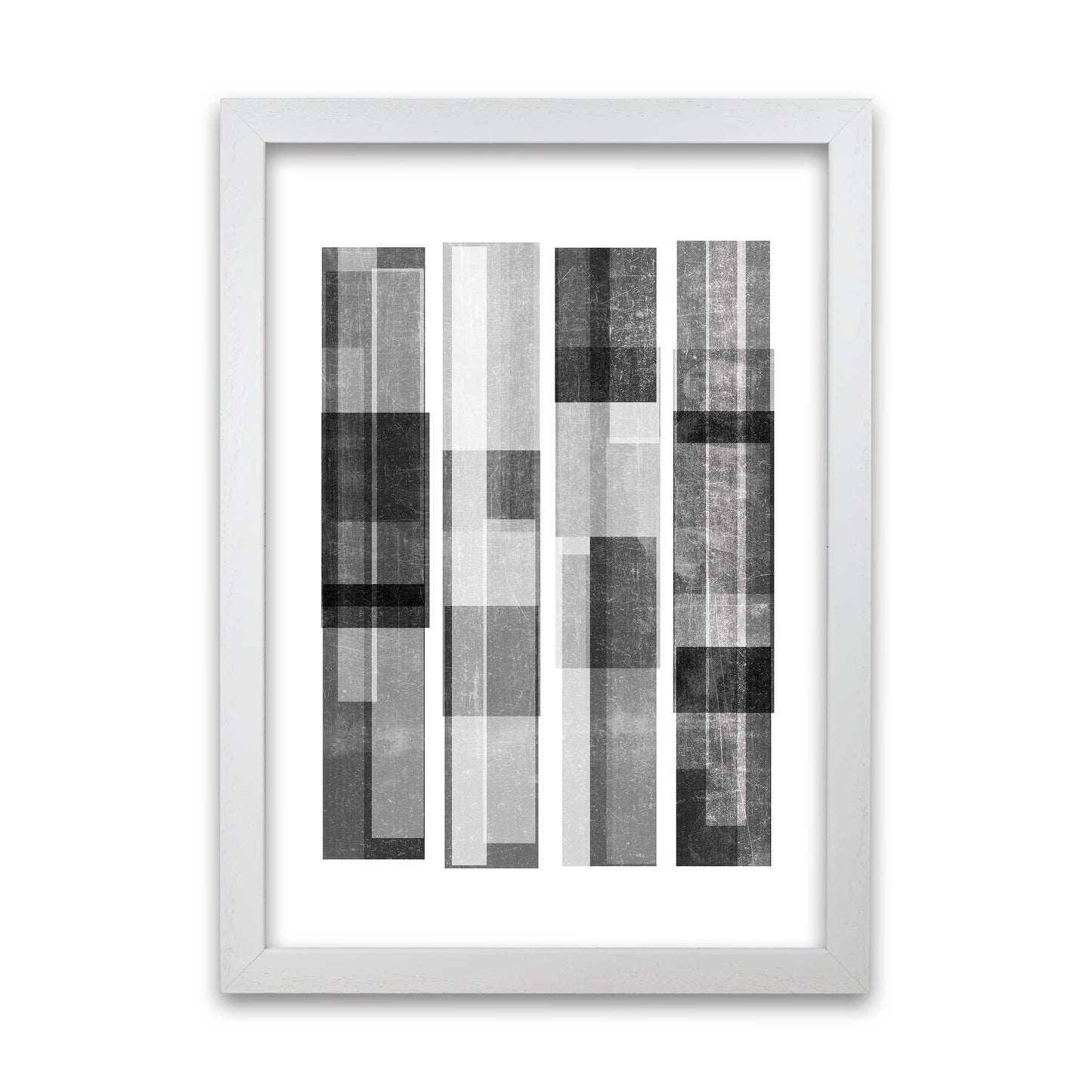 Black and White Abstract Negatives White Grain