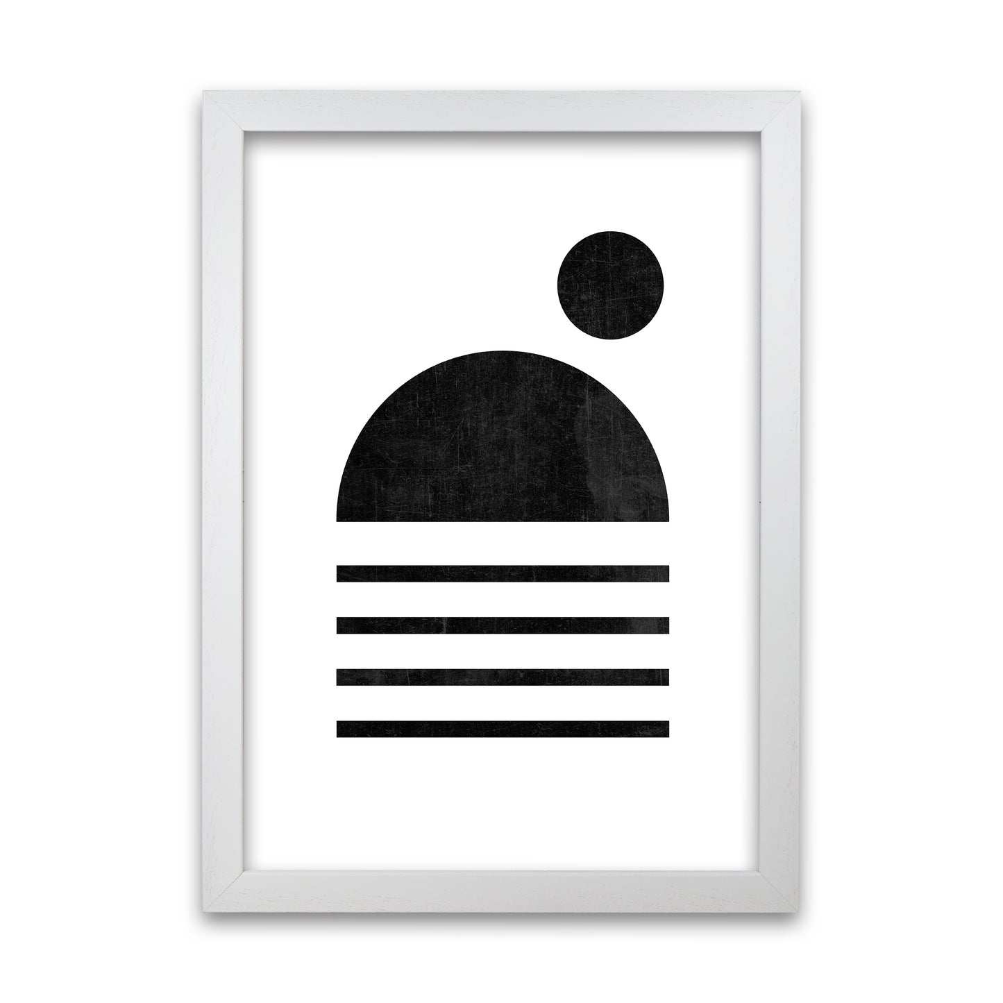Mid Century with Black Dot White Grain