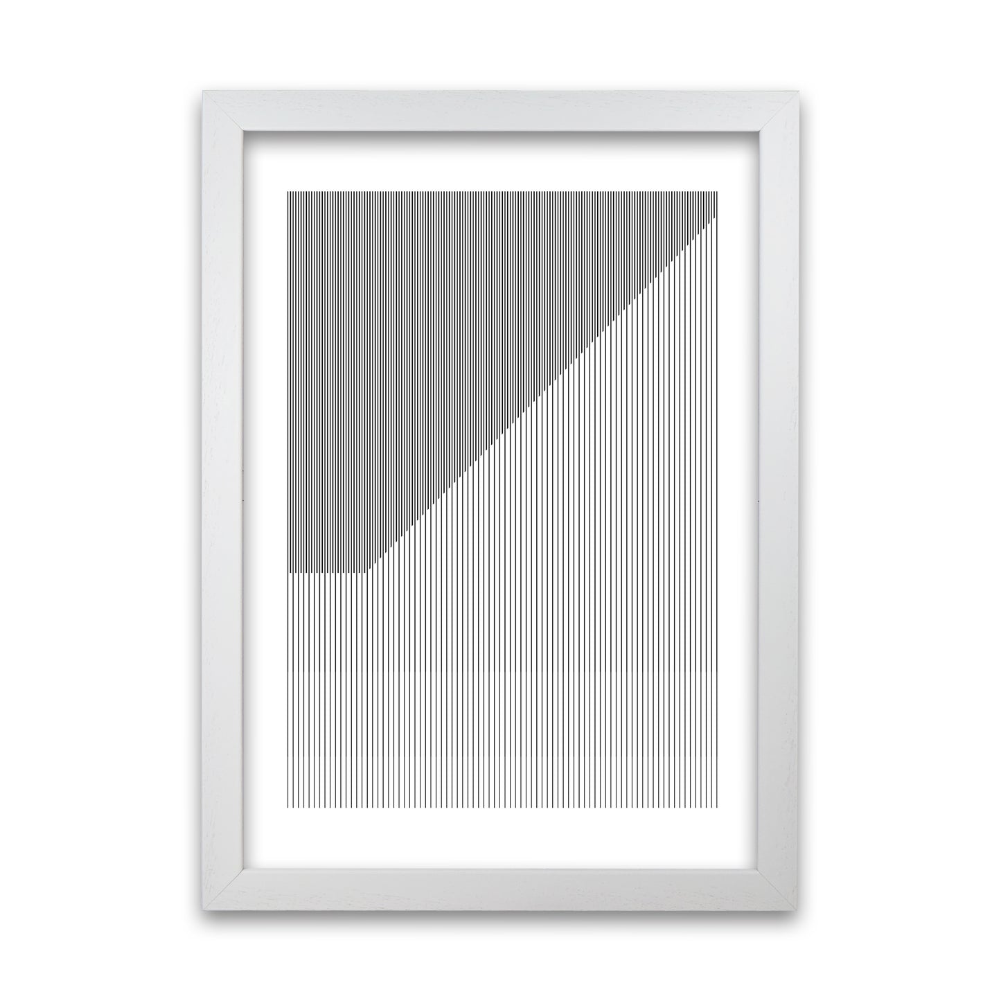 Simple Black and White Bauhaus White Grain