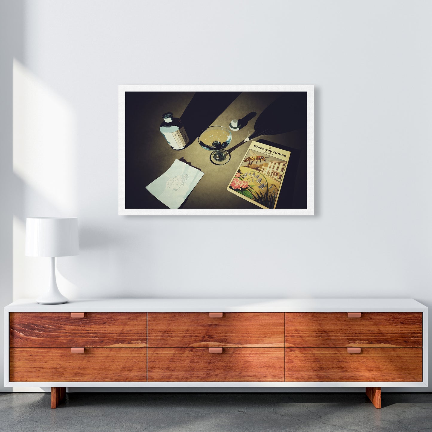 Greenway House 2 Art Print by Richard O'Neill A1 Canvas