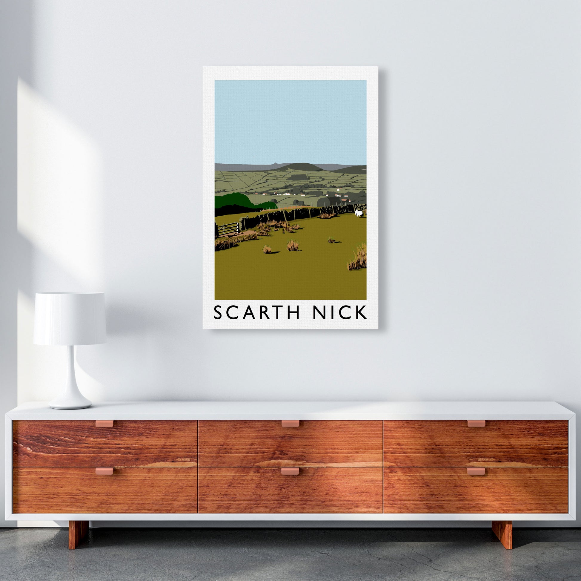 Scarth Nick Art Print by Richard O'Neill A1 Canvas