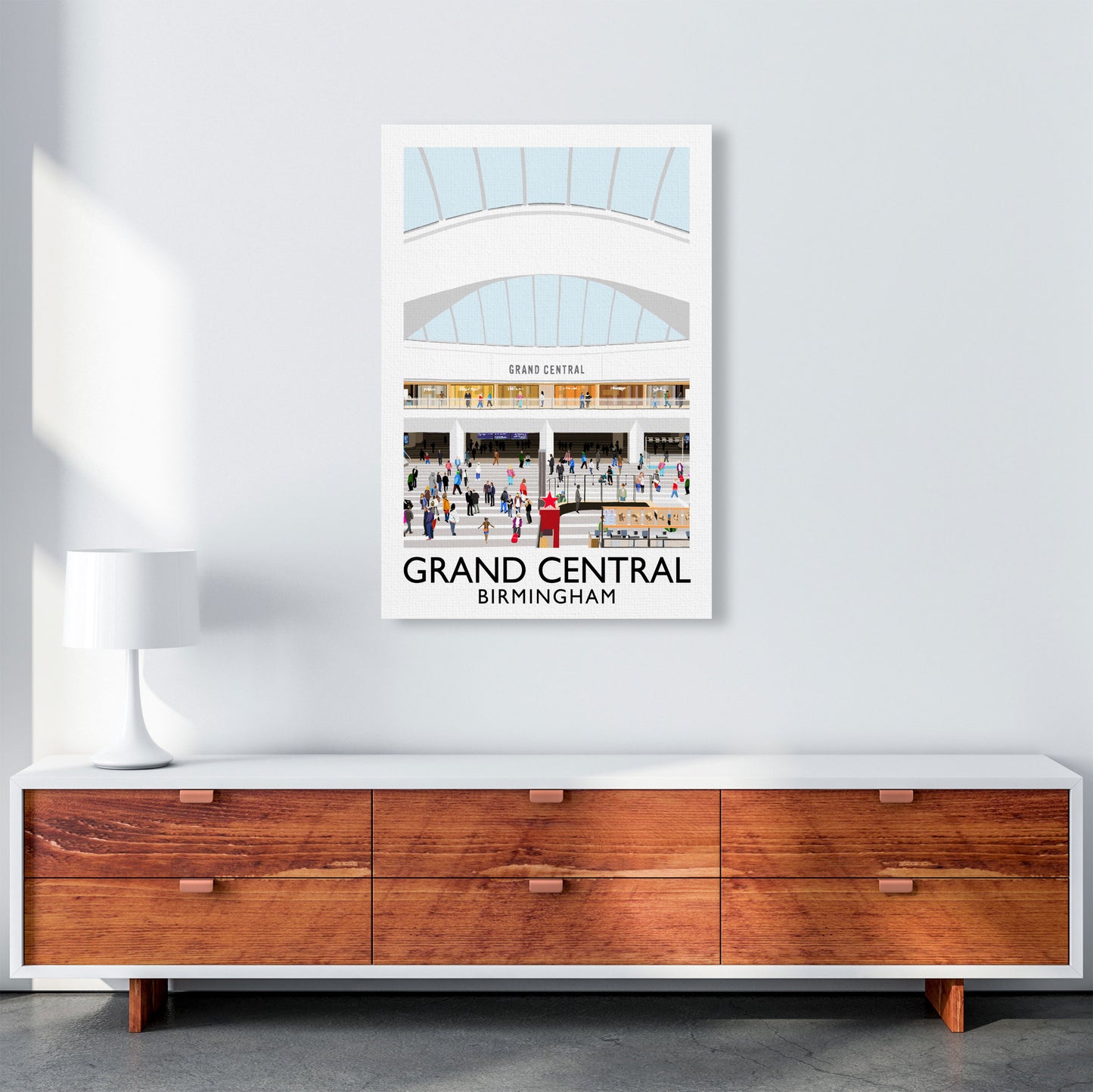 Grand Central Birmingham by Richard O'Neill A1 Canvas