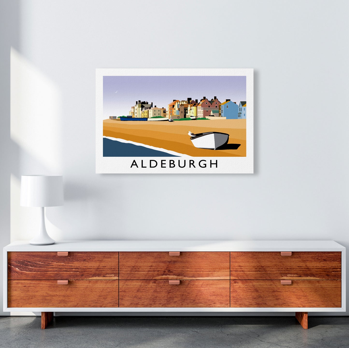 Aldeburgh Art Print by Richard O'Neill A1 Canvas