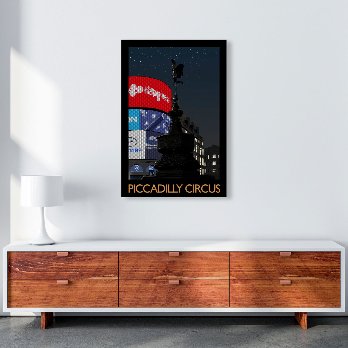 Piccadilly Circus by Richard O'Neill A1 Canvas