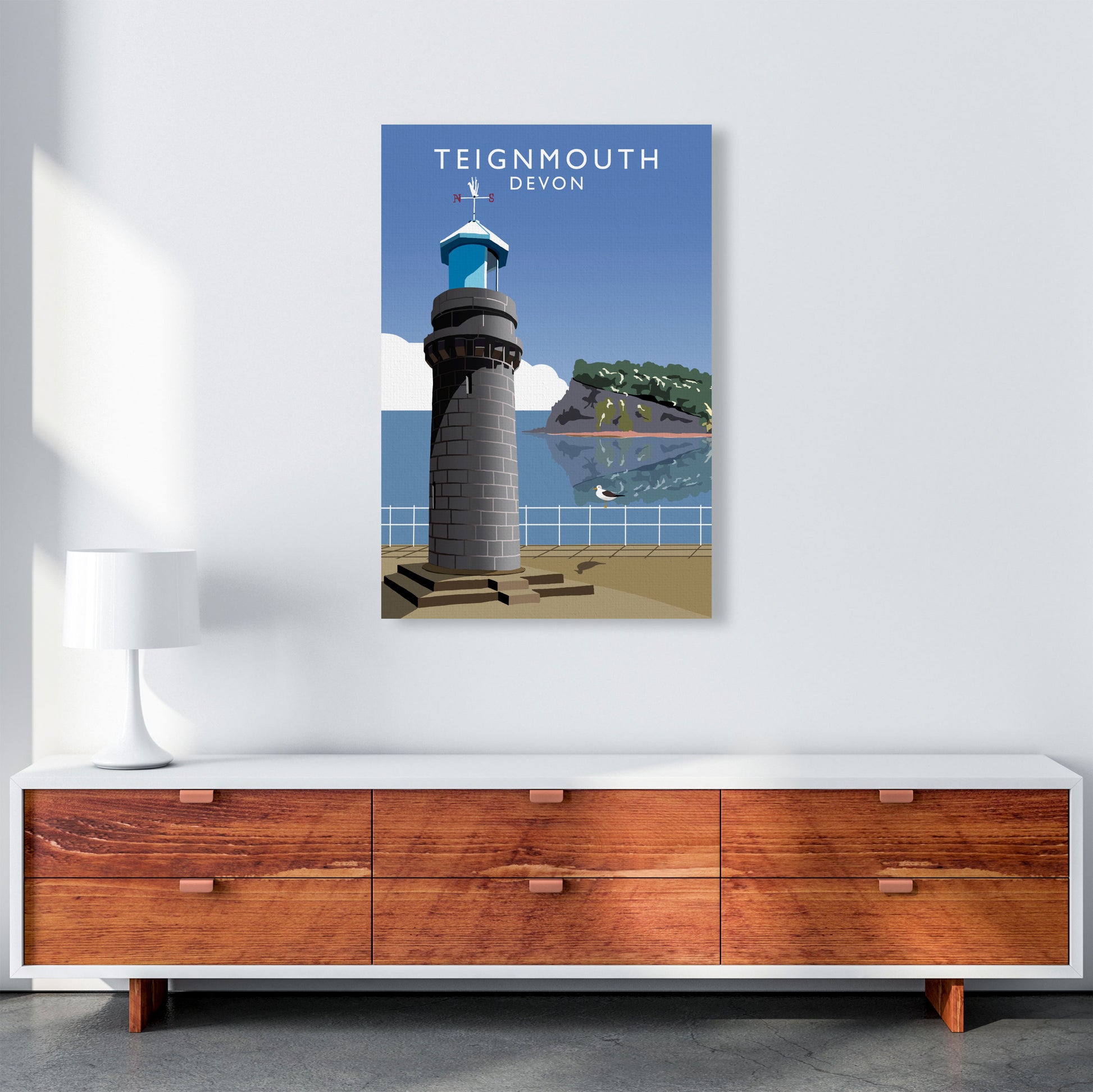 Teignmouth by Richard O'Neill A1 Canvas