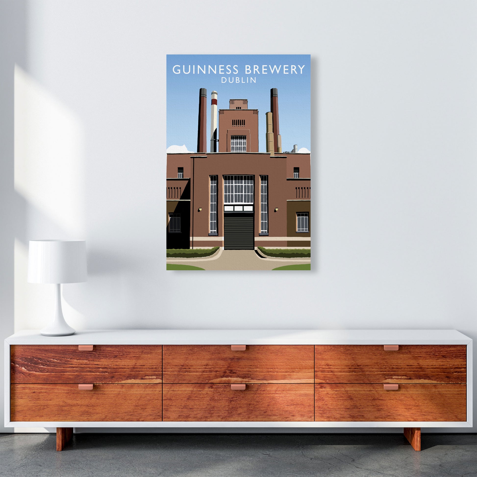 Guinness Brewery by Richard O'Neill A1 Canvas