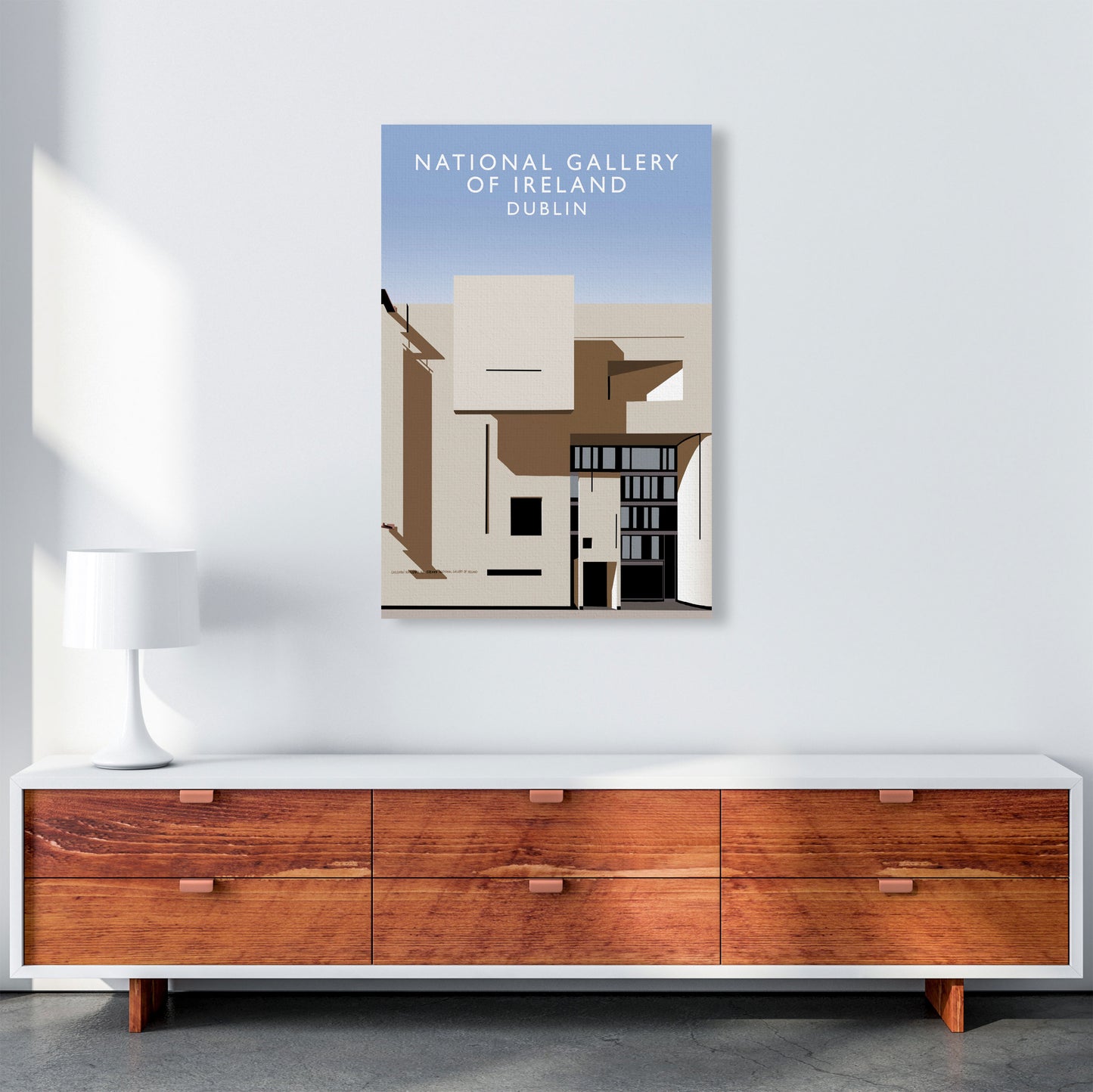 National Gallery Of Ireland by Richard O'Neill A1 Canvas