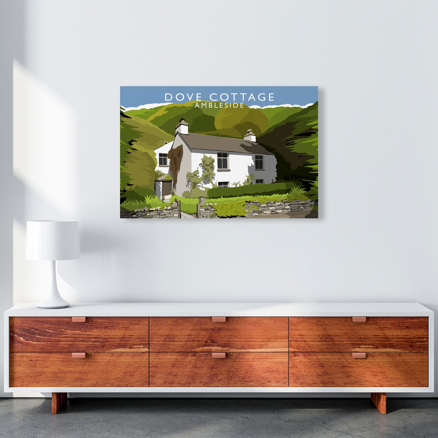 Dove Cottage (Landscape) by Richard O'Neill A1 Canvas