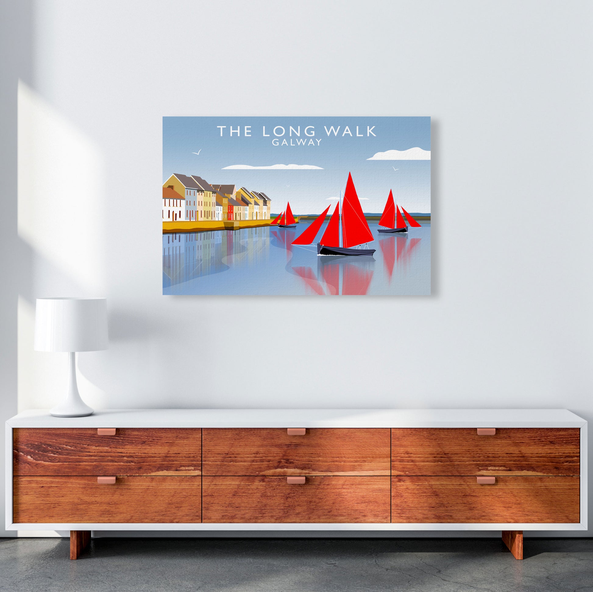 Long Walk (Landscape) by Richard O'Neill A1 Canvas