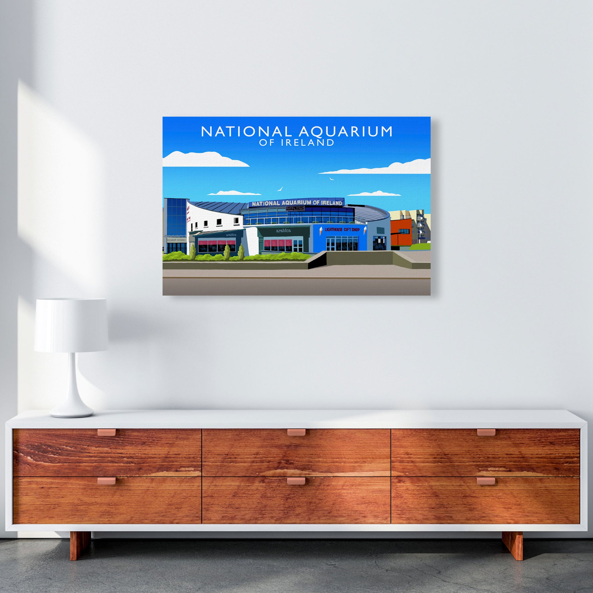 National Aquarium Ireland (Landscape) by Richard O'Neill A1 Canvas