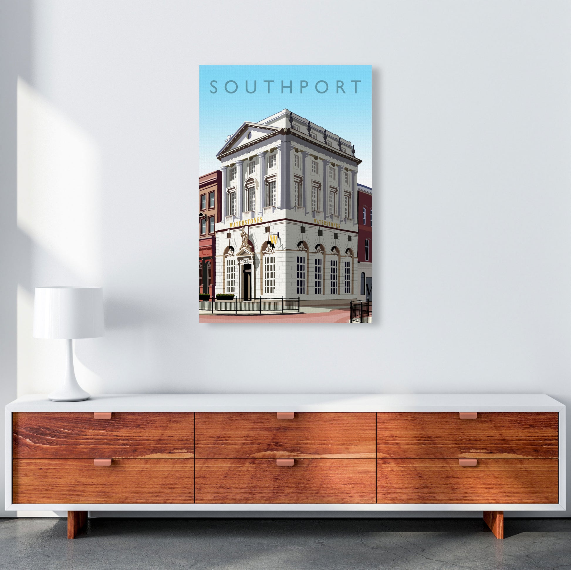 Southport (Portrait) by Richard O'Neill A1 Canvas