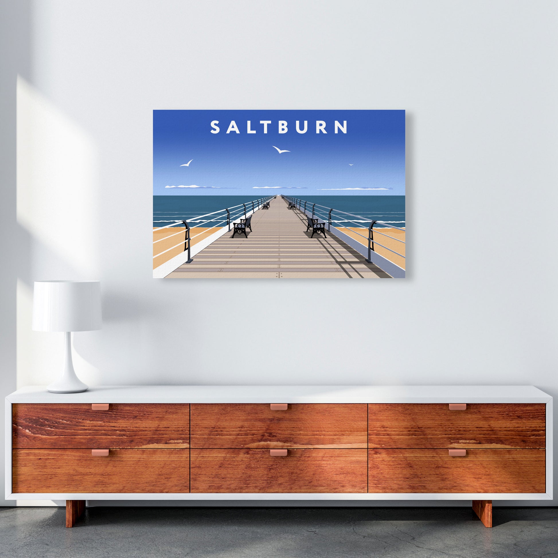Saltburn by Richard O'Neill A1 Canvas