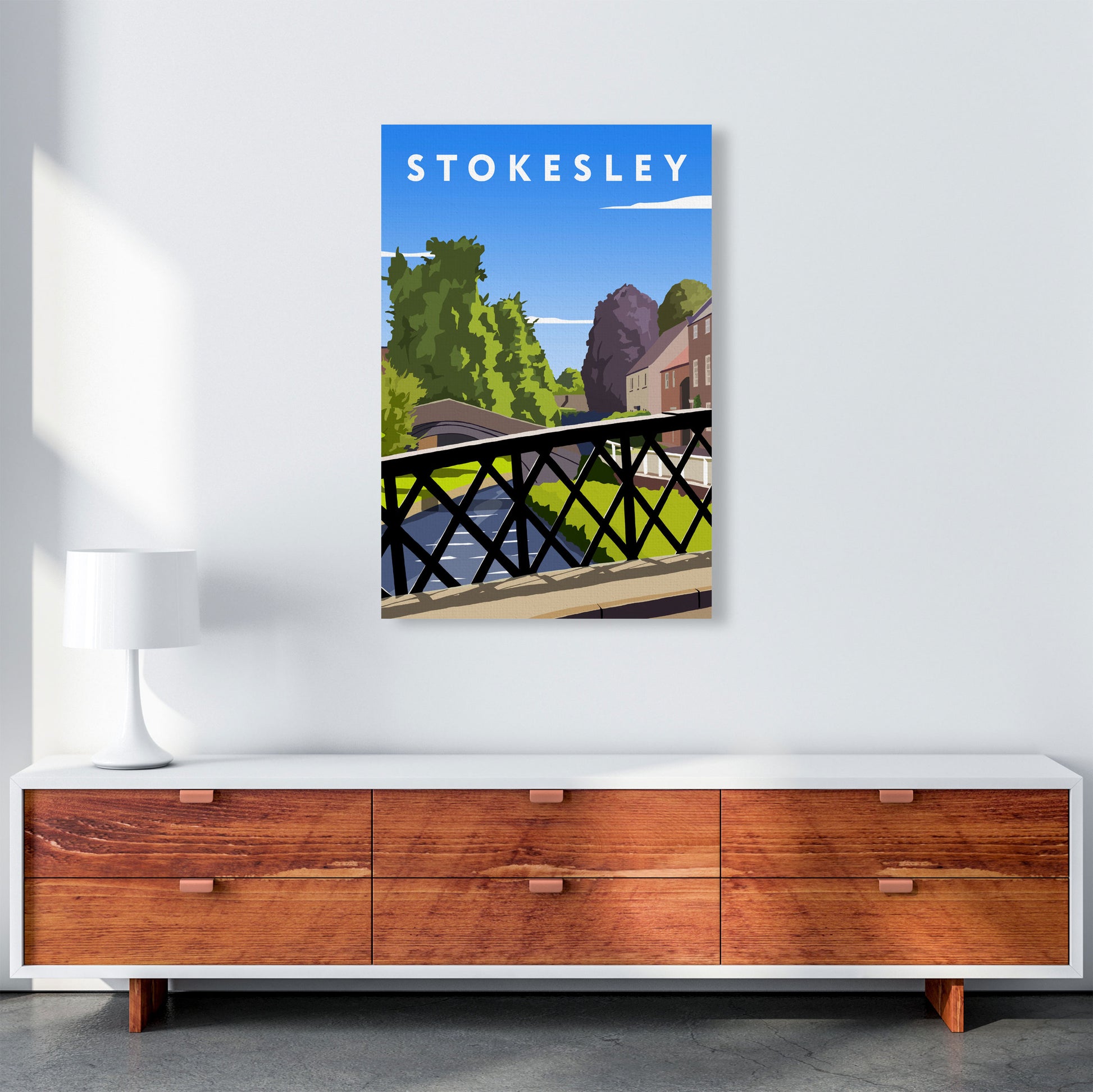 Stokesley3 Portrait by Richard O'Neill A1 Canvas