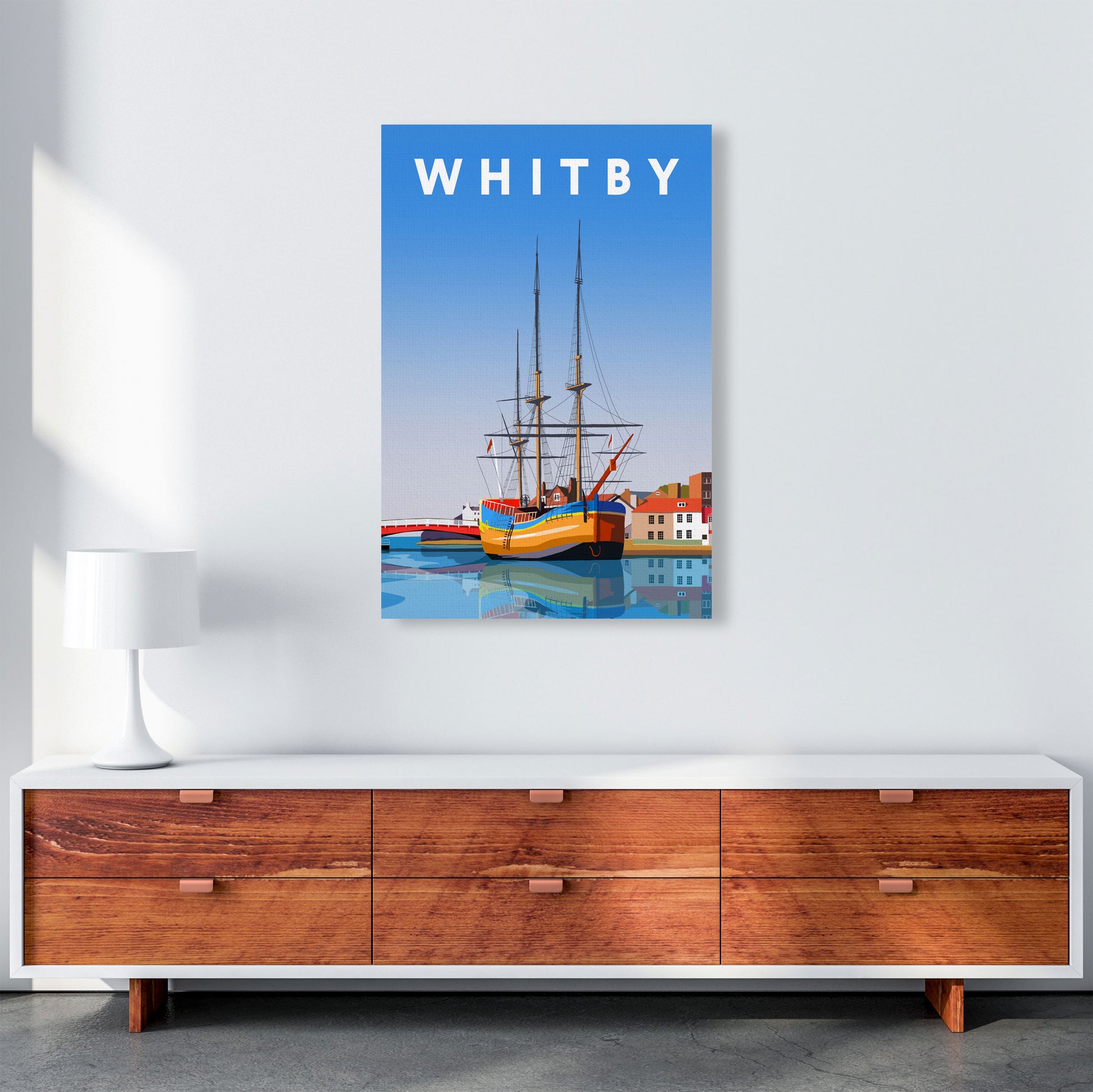 Whitby3 Portrait by Richard O'Neill A1 Canvas