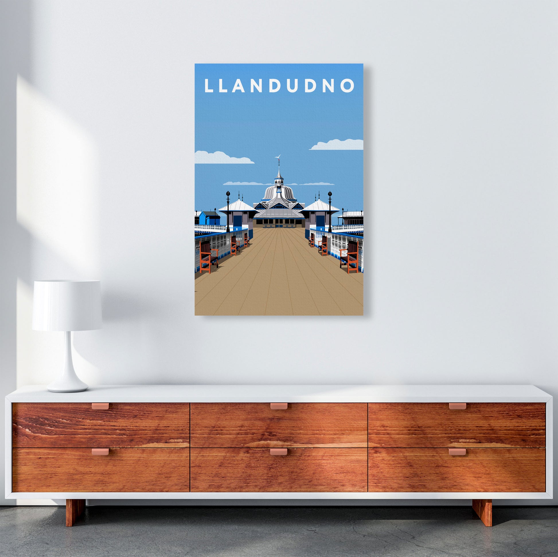 Llandudno Portrait by Richard O'Neill A1 Canvas