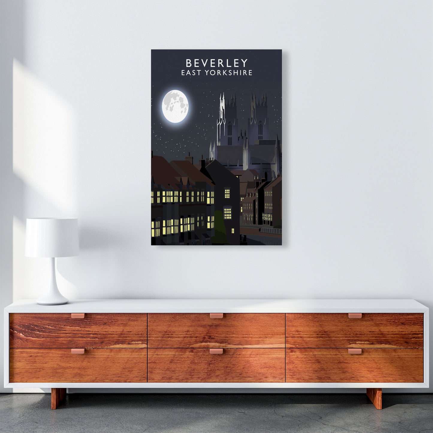 Beverley Night Portrait by Richard O'Neill A1 Canvas