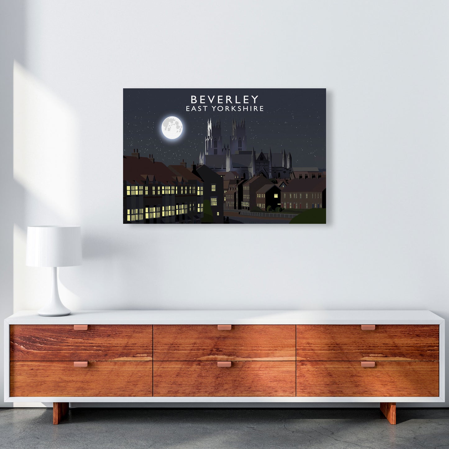 Beverley East Yorkshire Art Print by Richard O'Neill A1 Canvas