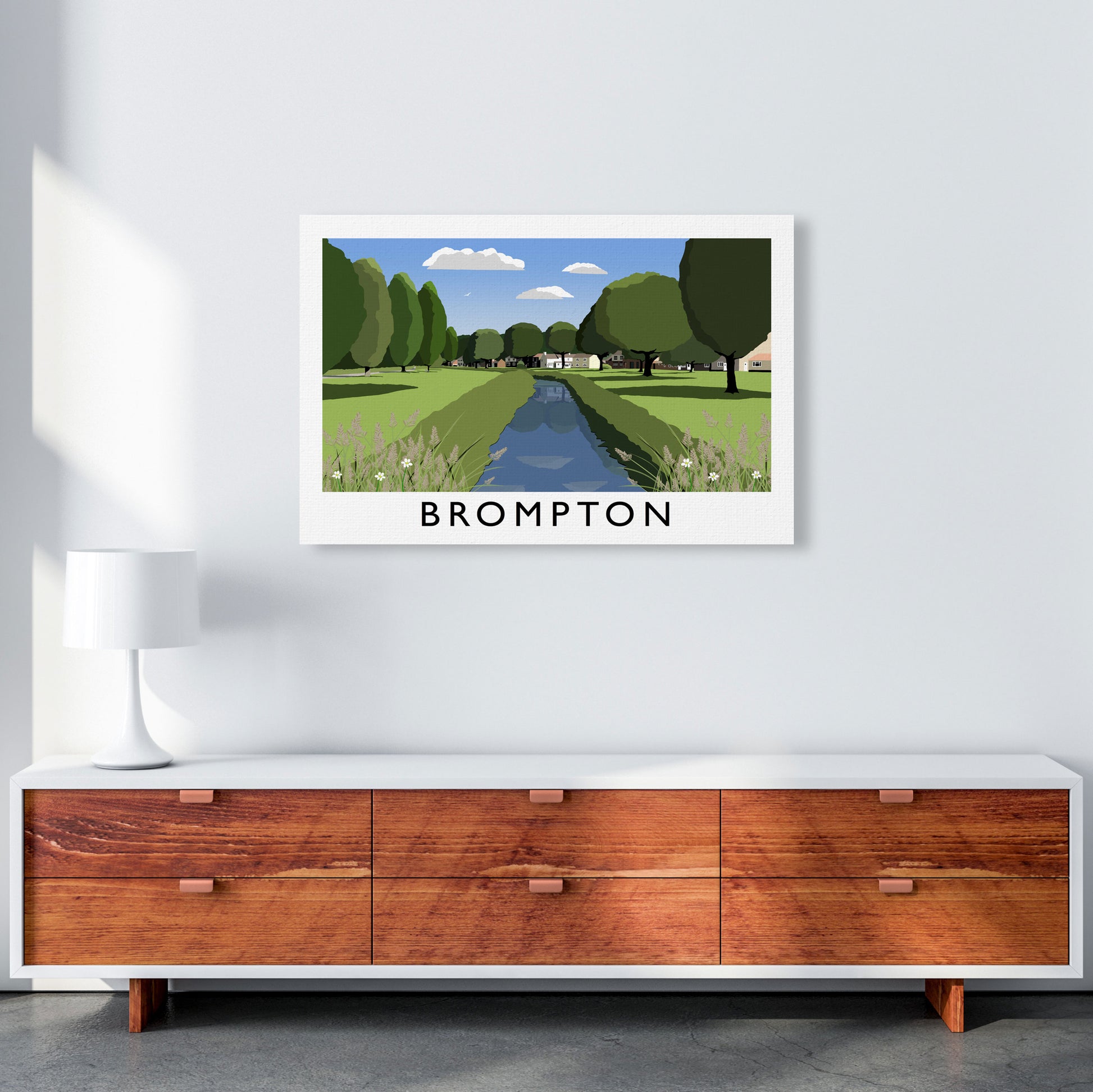 Brompton Art Print by Richard O'Neill A1 Canvas