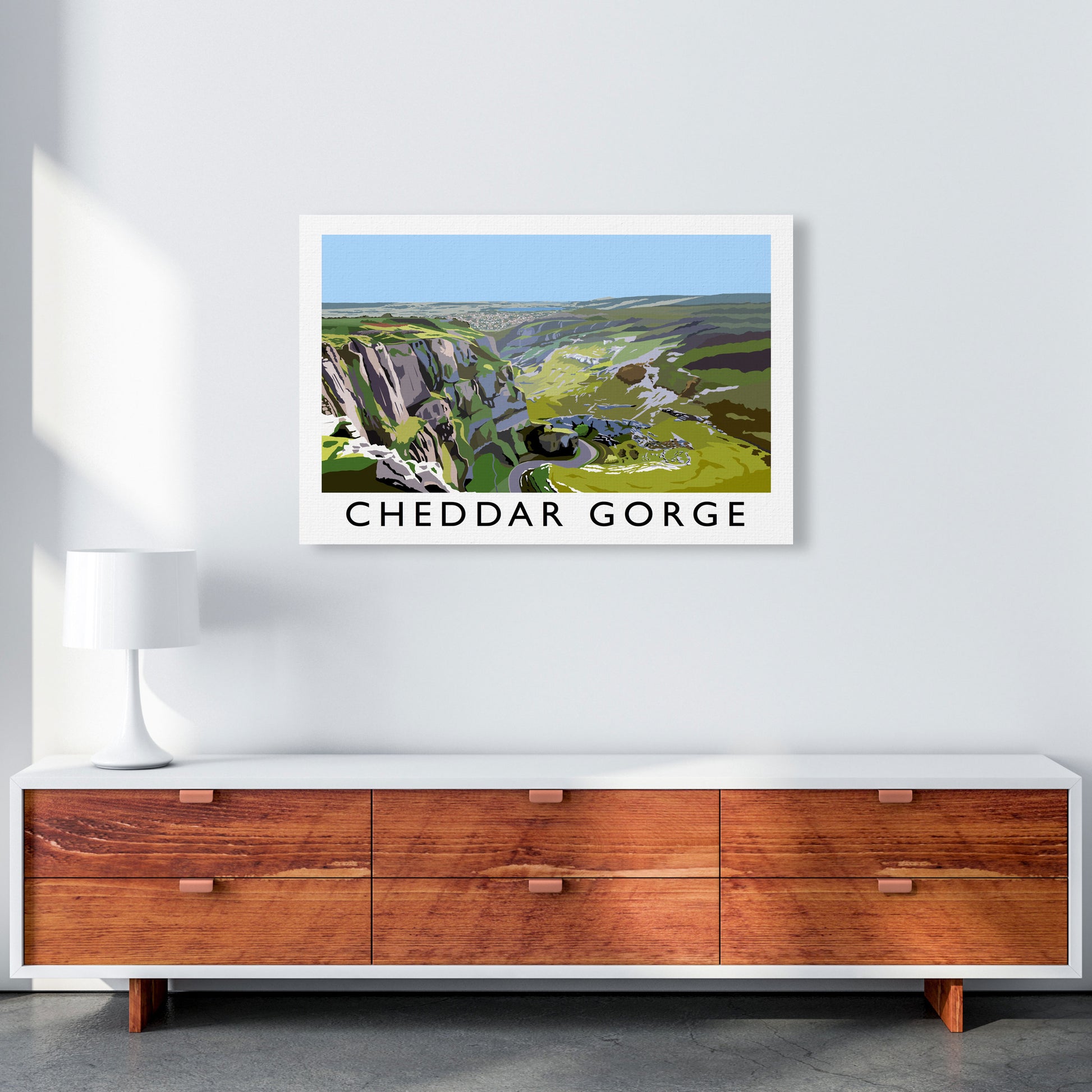 Cheddar Gorge by Richard O'Neill A1 Canvas