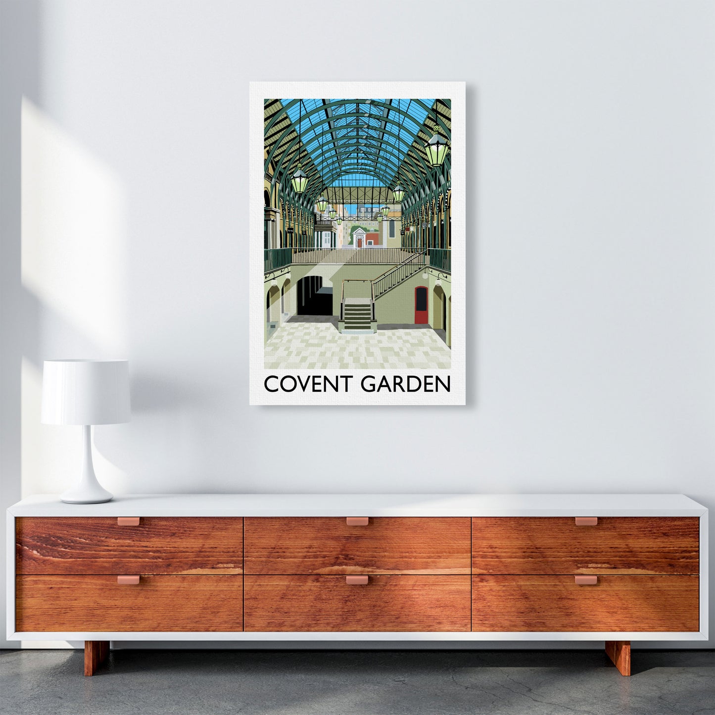 Covent Garden Art Print by Richard O'Neill A1 Canvas