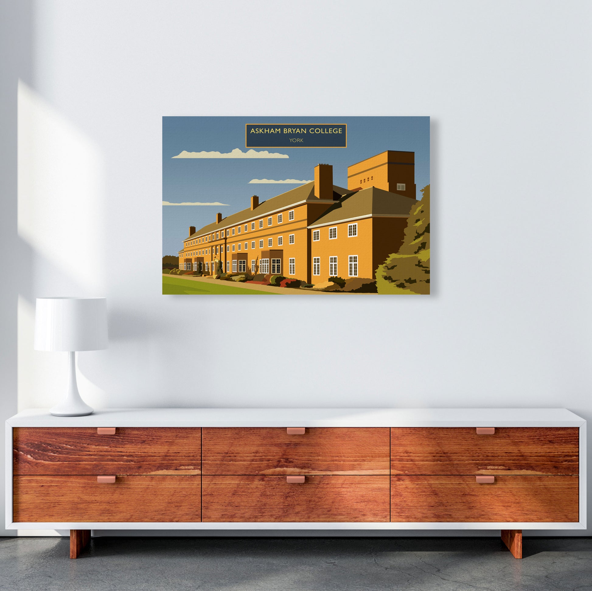 Askham Bryan College by Richard O'Neill A1 Canvas
