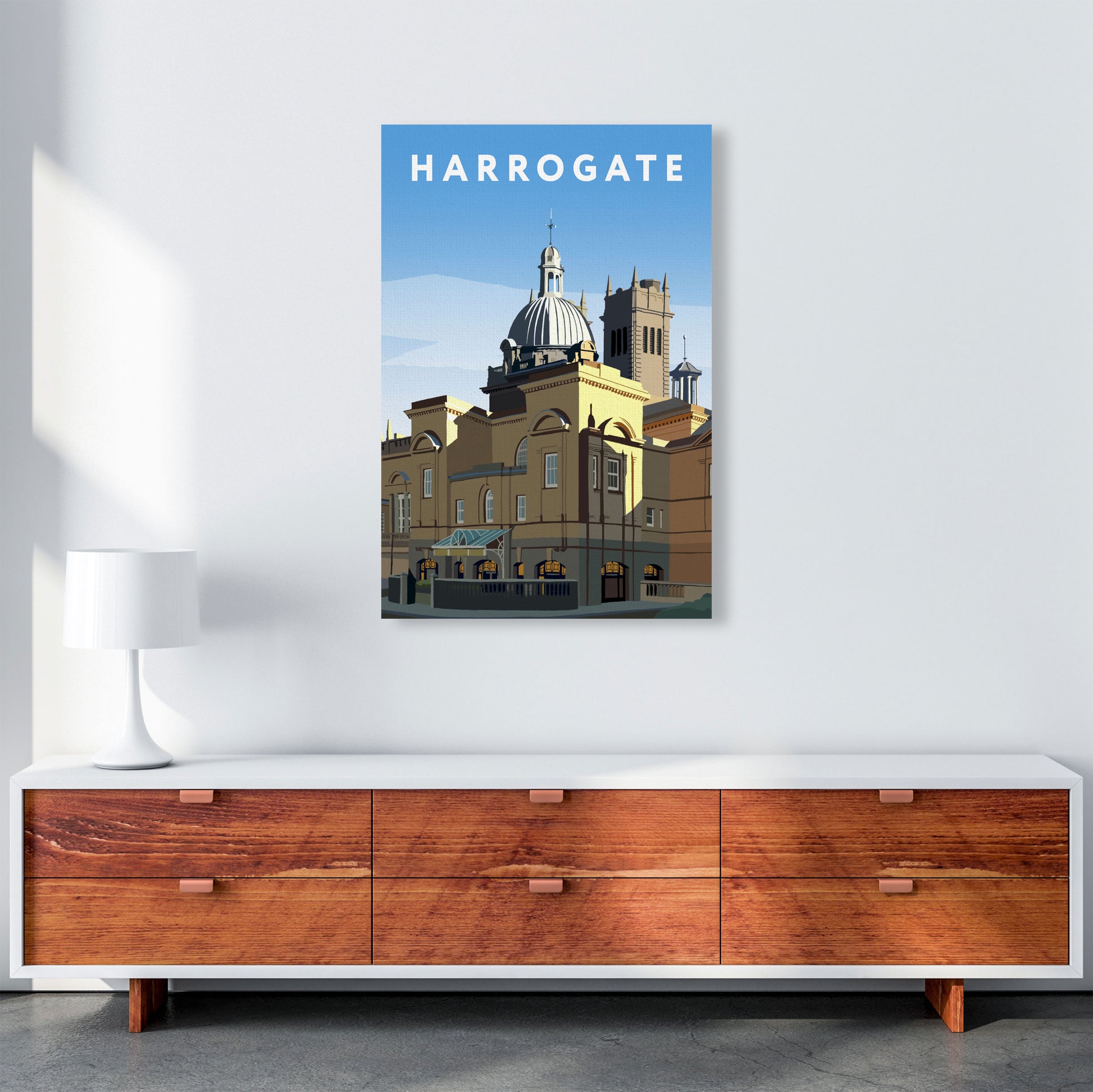 Harrogate 3 Portrait by Richard O'Neill A1 Canvas