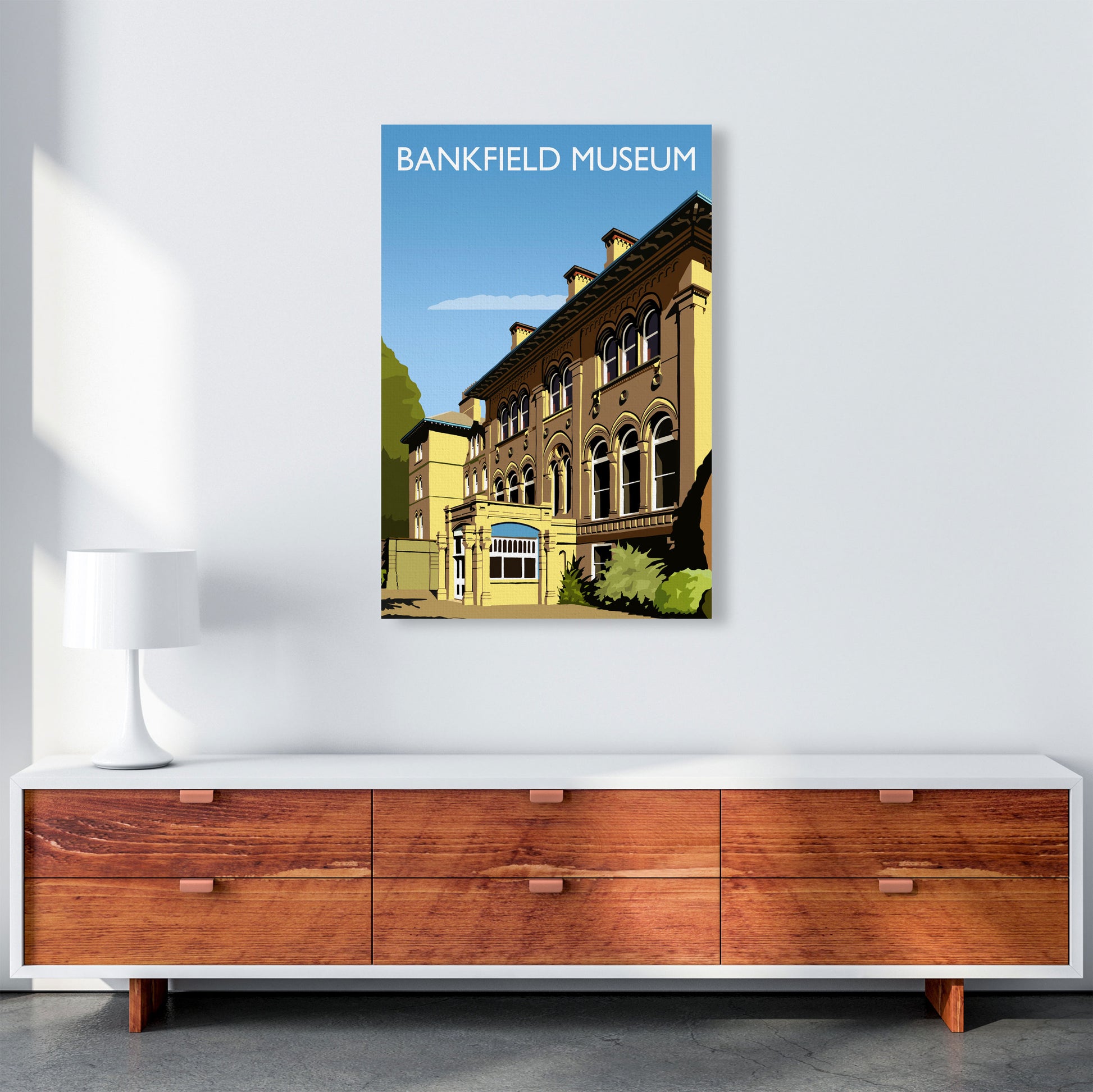 Bankfield Museum portrait by Richard O'Neill A1 Canvas