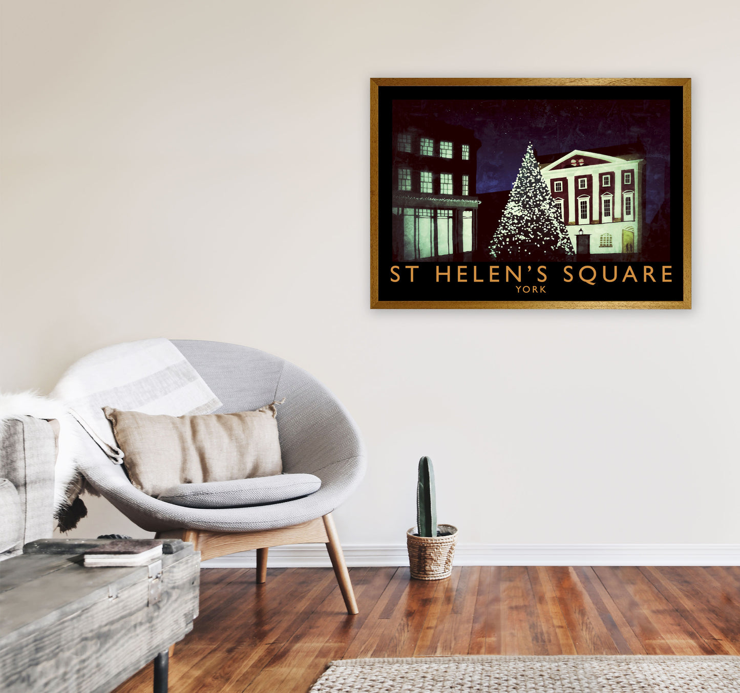 St Helen's Square Art Print by Richard O'Neill A1 Print Only