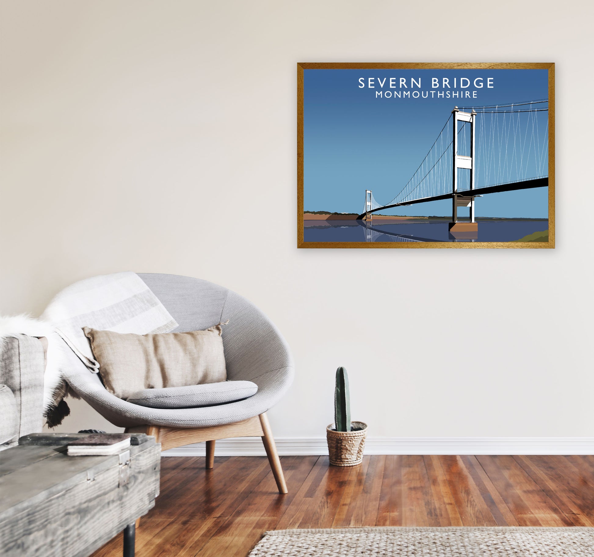 Severn Bridge by Richard O'Neill A1 Print Only