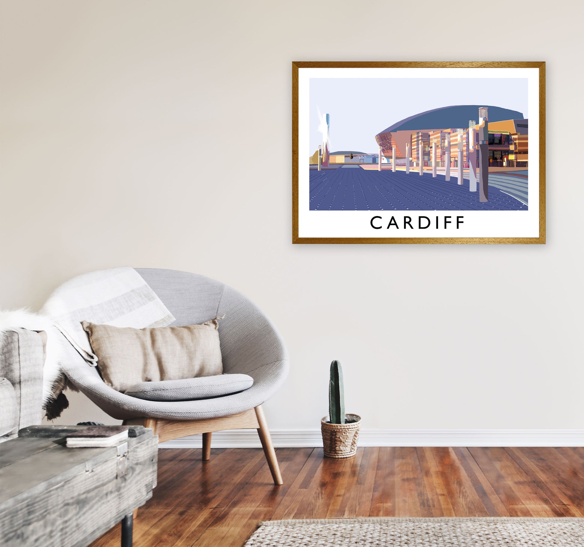 Cardiff by Richard O'Neill A1 Print Only