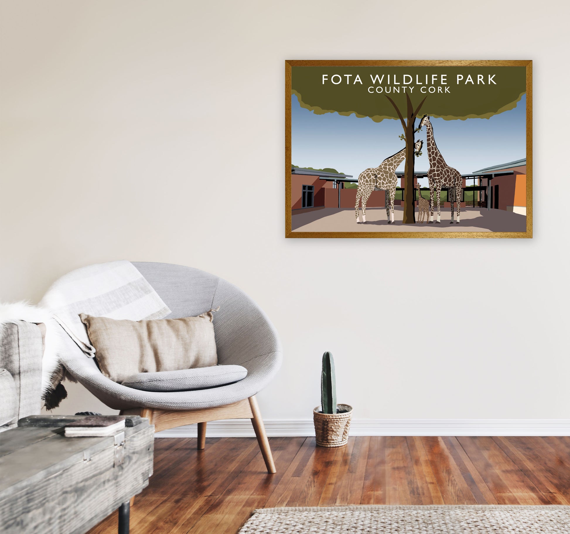 Fota Wildlife Park by Richard O'Neill A1 Print Only